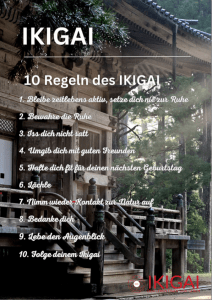 IKIGAI - 10 Regeln - Japanischer Tempel