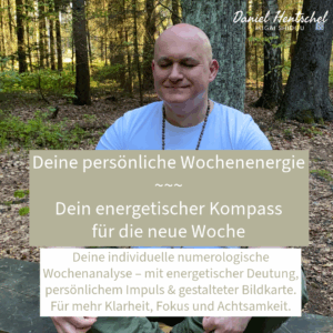 Persönliche Wochenenergie